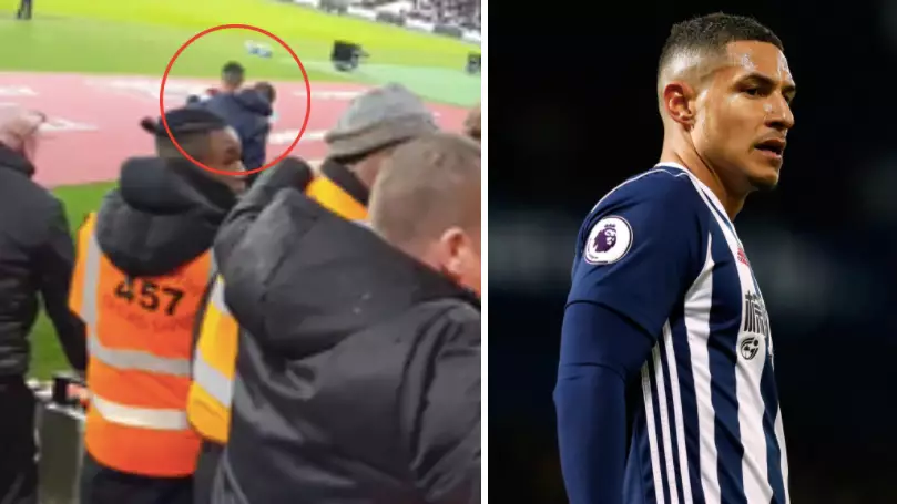 West Ham Fan Aimed Disgusting Taunt At Jake Livermore Before He Jumped In Crowd