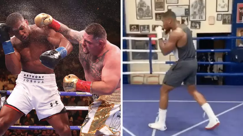Anthony Joshua Is Sparring "Chubby" Fighters In Preparation For Andy Ruiz Jr Rematch