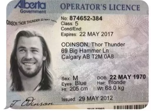 Someone else attempted to use a fake ID of Thor.