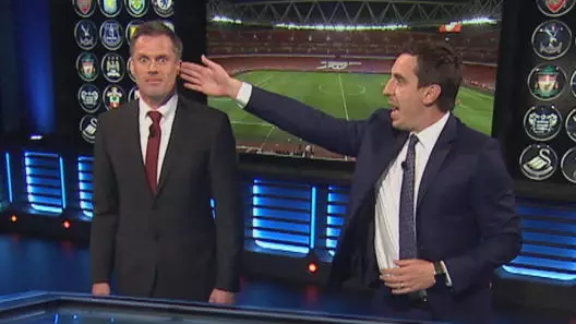 Jamie Carragher Trolls Gary Neville Ahead Of The Manchester Derby