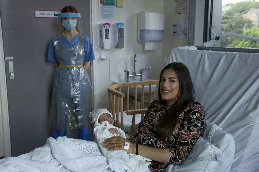 Stacey was allowed to meet mums in the hospital (