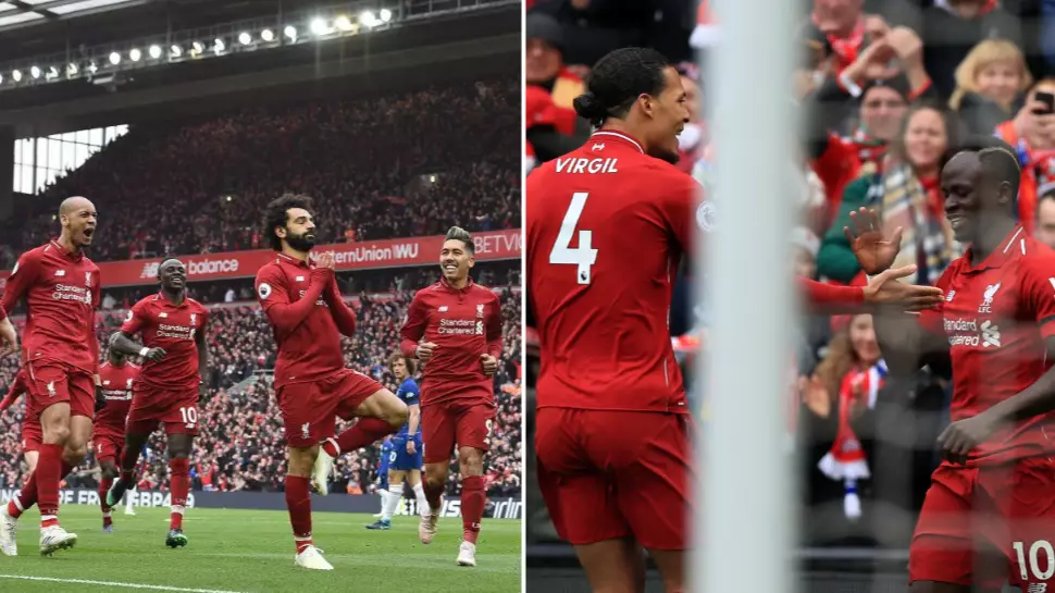 Liverpool Beat Chelsea 2-0 To Return To The Top Of The Premier League