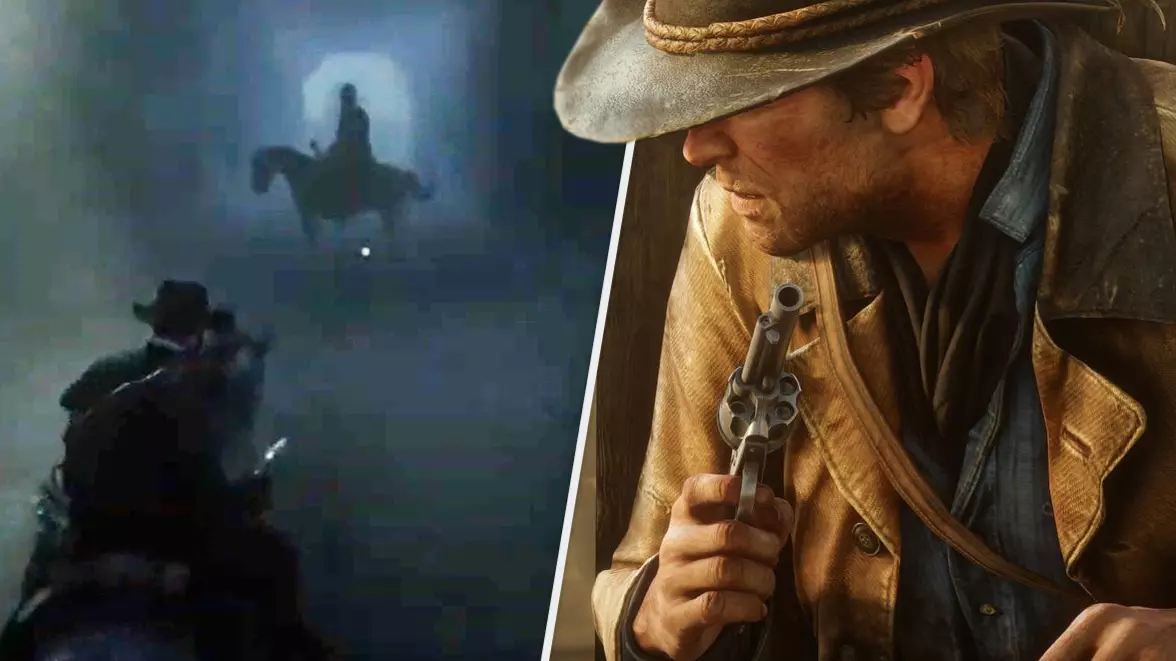 'Red Dead Redemption 2' Player Stumbles Across Eerie Ghostly Horseman