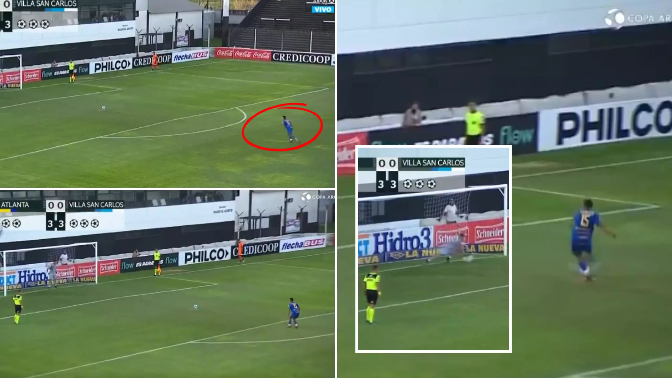 Argentine Footballer Has Horrific Penalty Saved After The Longest Run-Up Ever