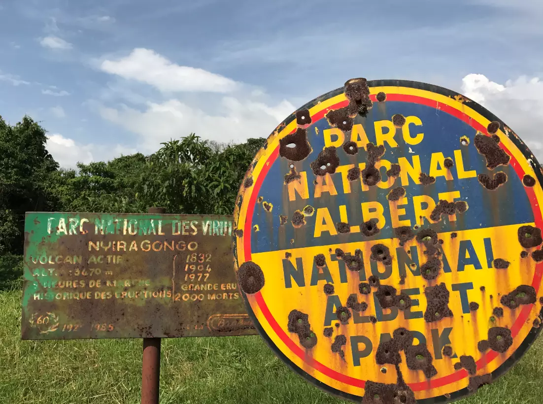 Virunga National Park, which was previously known as Albert National Park.