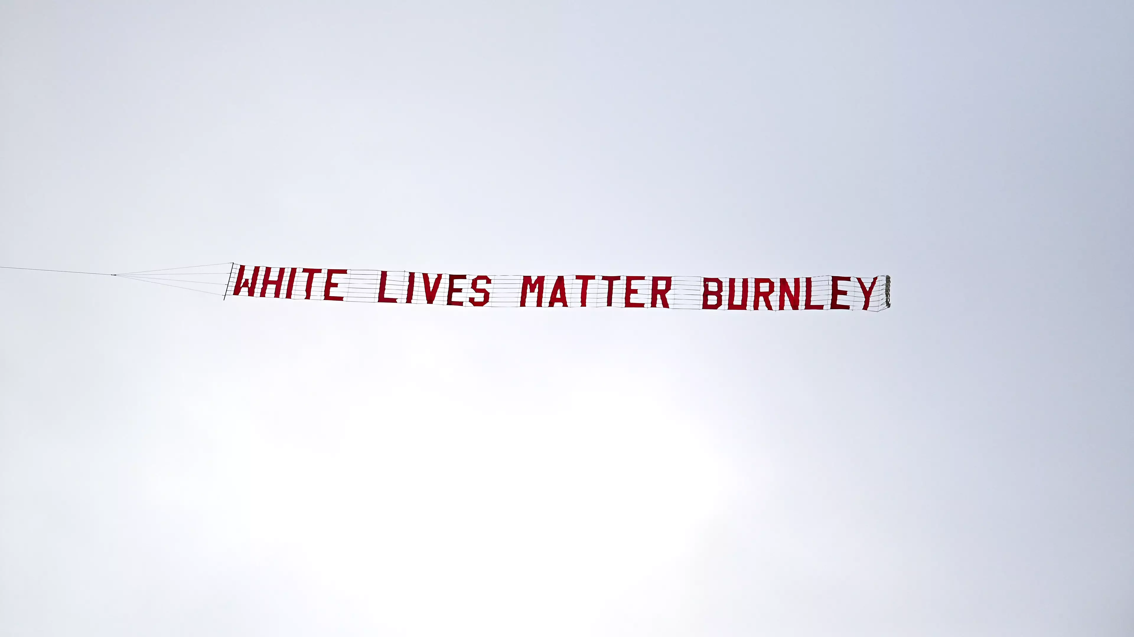 Police Find 'No Criminal Offences' Committed In 'White Lives Matter Burnley' Banner Incident