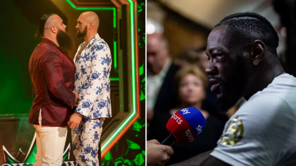 Deontay Wilder Savagely Reacts To Tyson Fury's WWE Appearance 