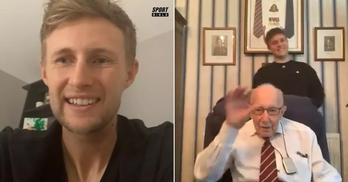 Captain Tom Moore Gets Surprise Call From His Sporting Hero: England Test Skipper Joe Root