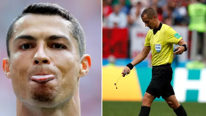 Morocco Player Claims Referee Asked Pepe For Cristiano Ronaldo's Shirt