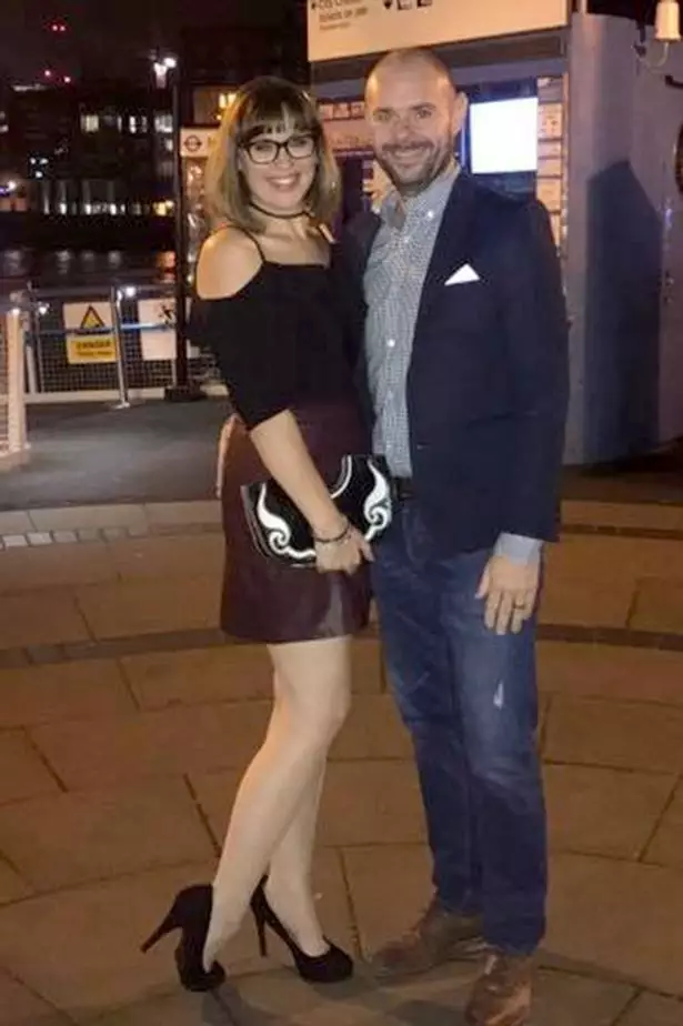 Ben and Caroline after their dramatic weight loss.