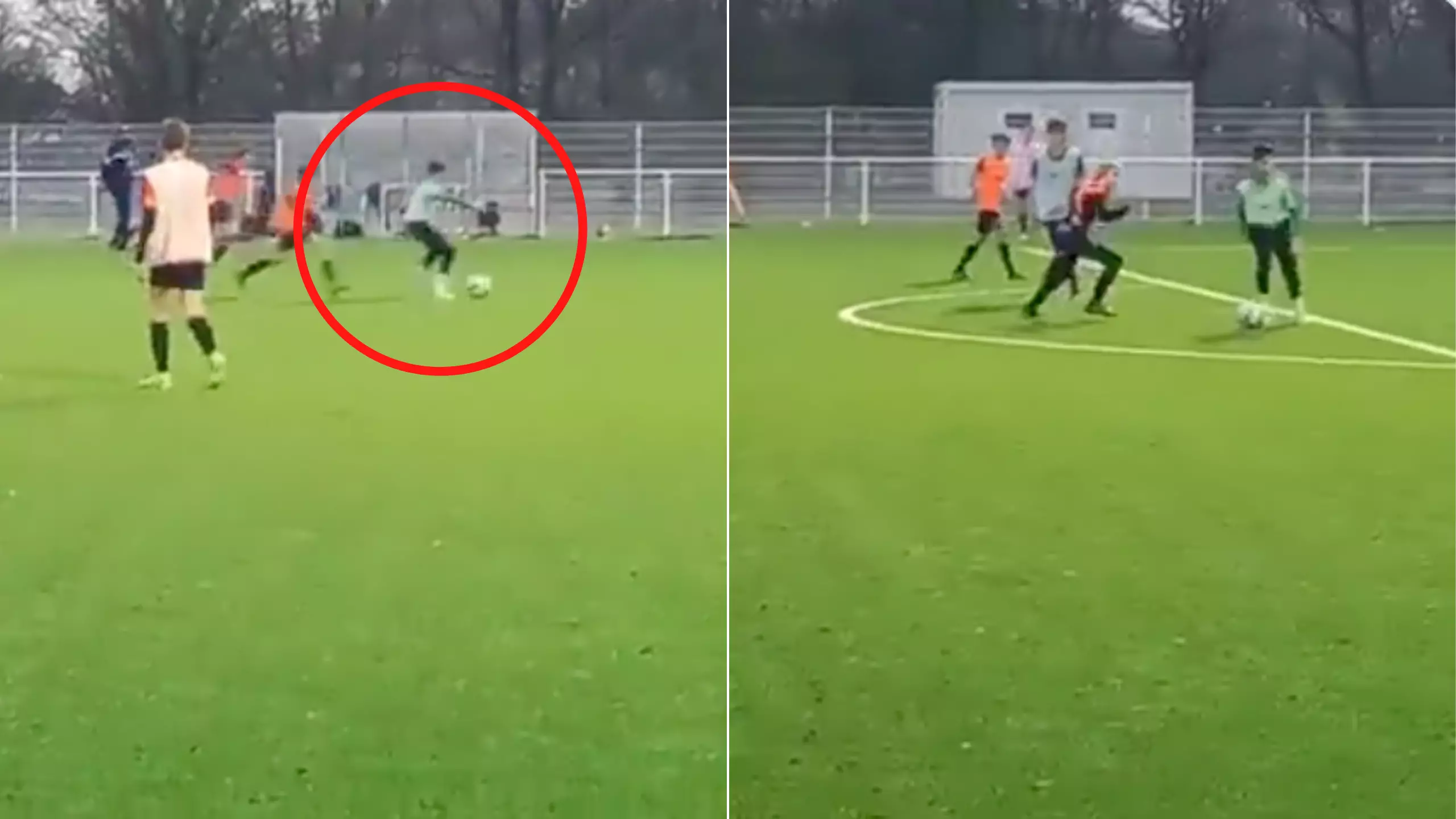 Cristiano Ronaldo Jr Lived Up To His Name In Manchester United Training