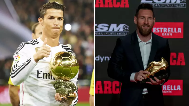 Cristiano Ronaldo's Claim The Golden Shoe Is Better Than The Ballon d'Or Has Come Back To Haunt Him