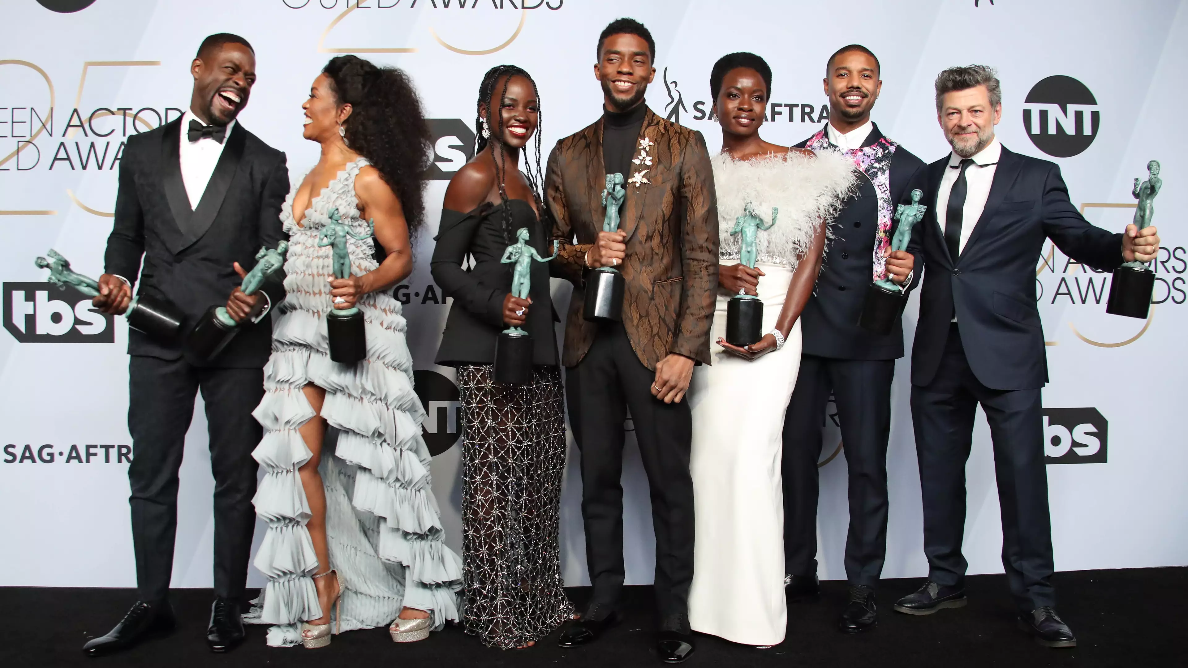 'Black Panther' Wins Big At SAG Awards And The Cast's Acceptance Speech Was So Powerful