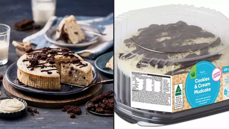Woolworths Has Unveiled A Fancy, New Cookies And Cream Mudcake