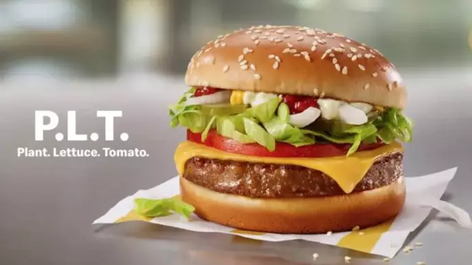 McDonald's Launches Its First Ever Plant-Based Burger For Veggies