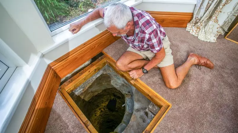 Man Who Found Well In His Living Room Has Dug 17ft Down And Hit Water
