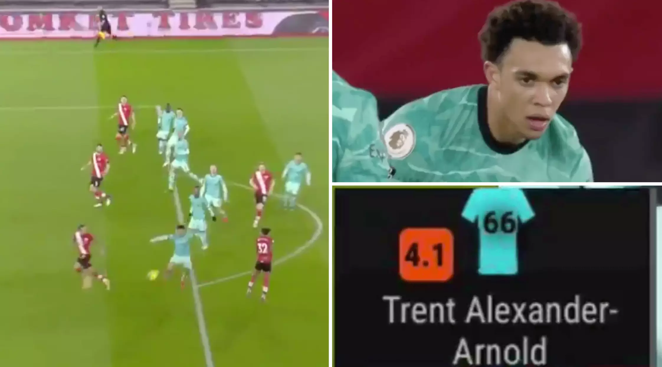Fans Are Sharing Video Of Trent Alexander-Arnold’s Disasterclass Against Southampton
