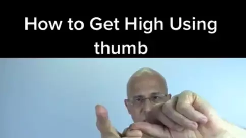 Man Shares Weird Trick To ‘Get High’ Using Your Thumbs 