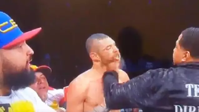 Boxer's Uncle Sucker Punches His Opponent After Fight And Is Wanted By Police