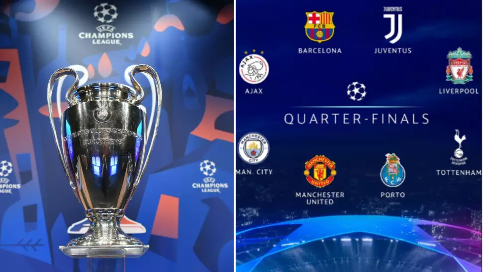 The 2018/19 UEFA Champions League Quarter-Final Draw Confirmed 