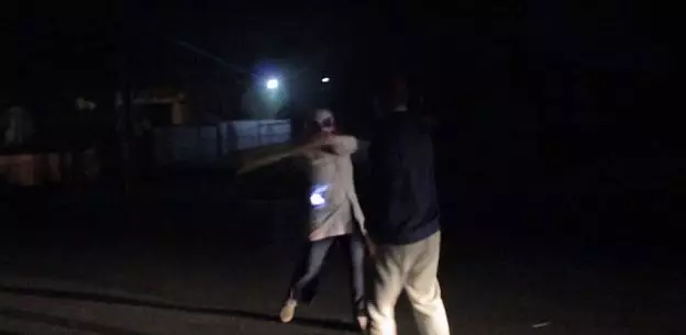 Clown Prankster Hits Teenager Over The Head Before Getting Run Over