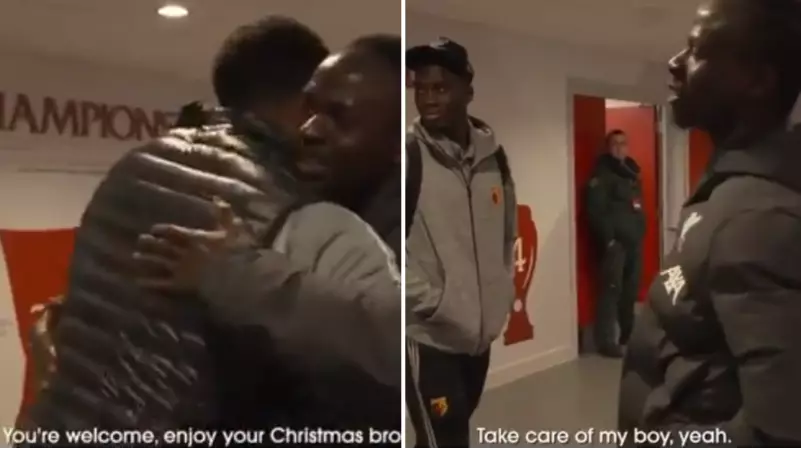 Sadio Mane Shows He's One Of The Nicest Guys In Football With Wholesome Troy Deeney Tunnel Chat