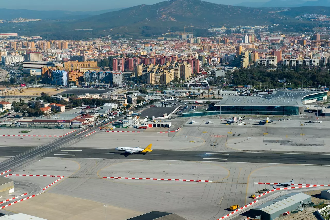 Gibraltar Airport.