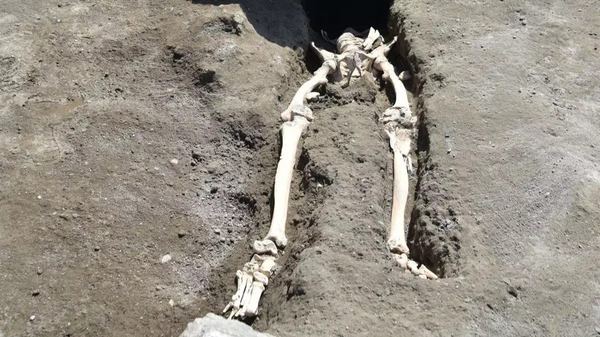 Skeleton Of Man Possibly Crushed Running From Lava Found In Pompeii