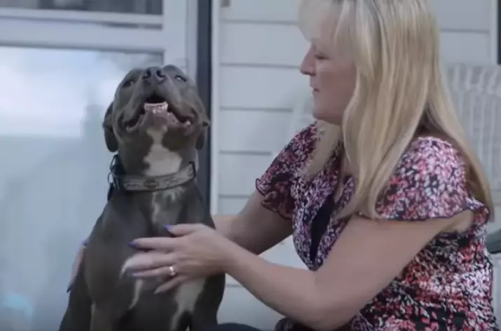 Greg and his wife Dawn have no intention of getting rid of their dog, Ellie.