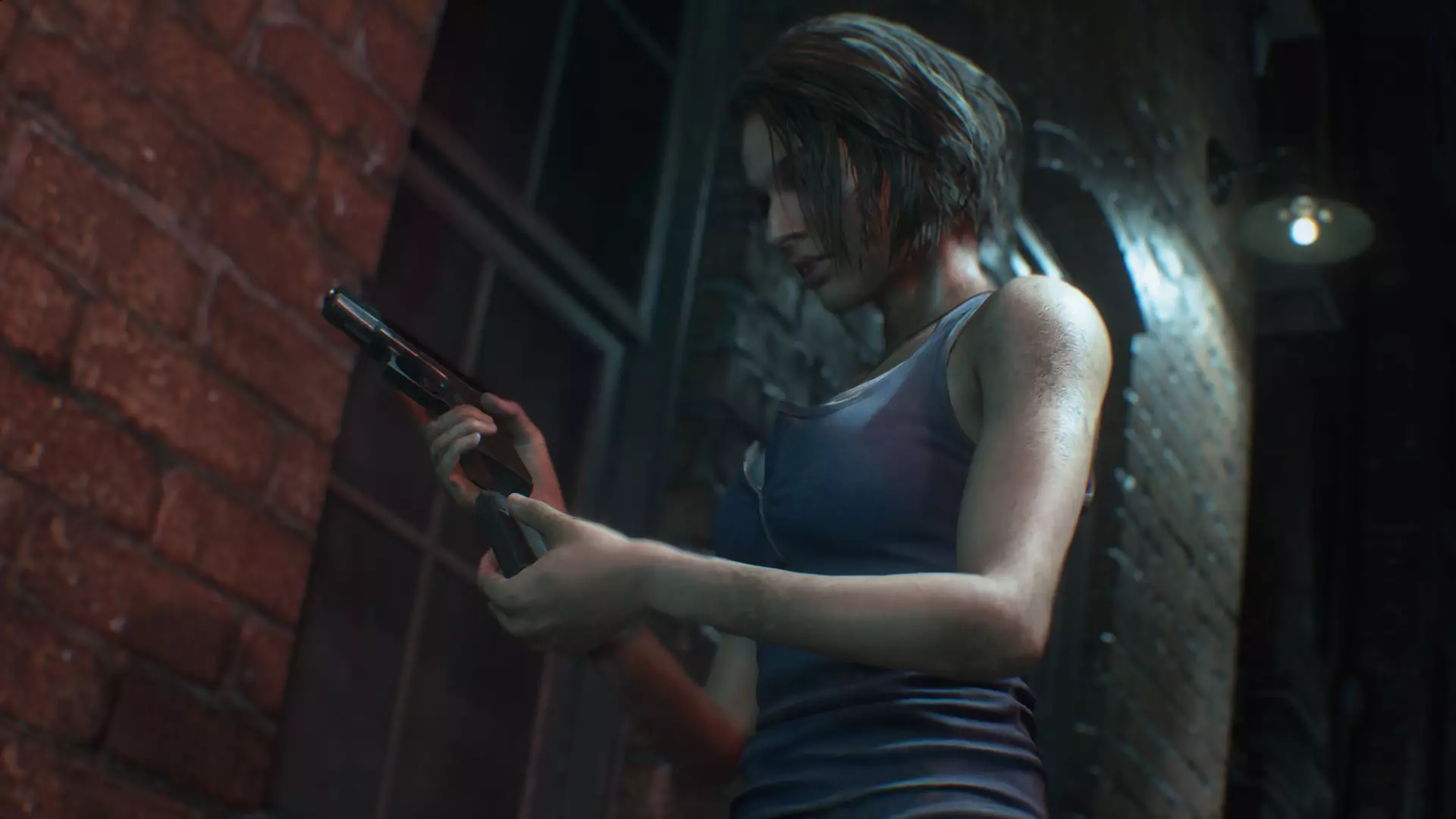 Jill in 2020's Resident Evil 3 remake /