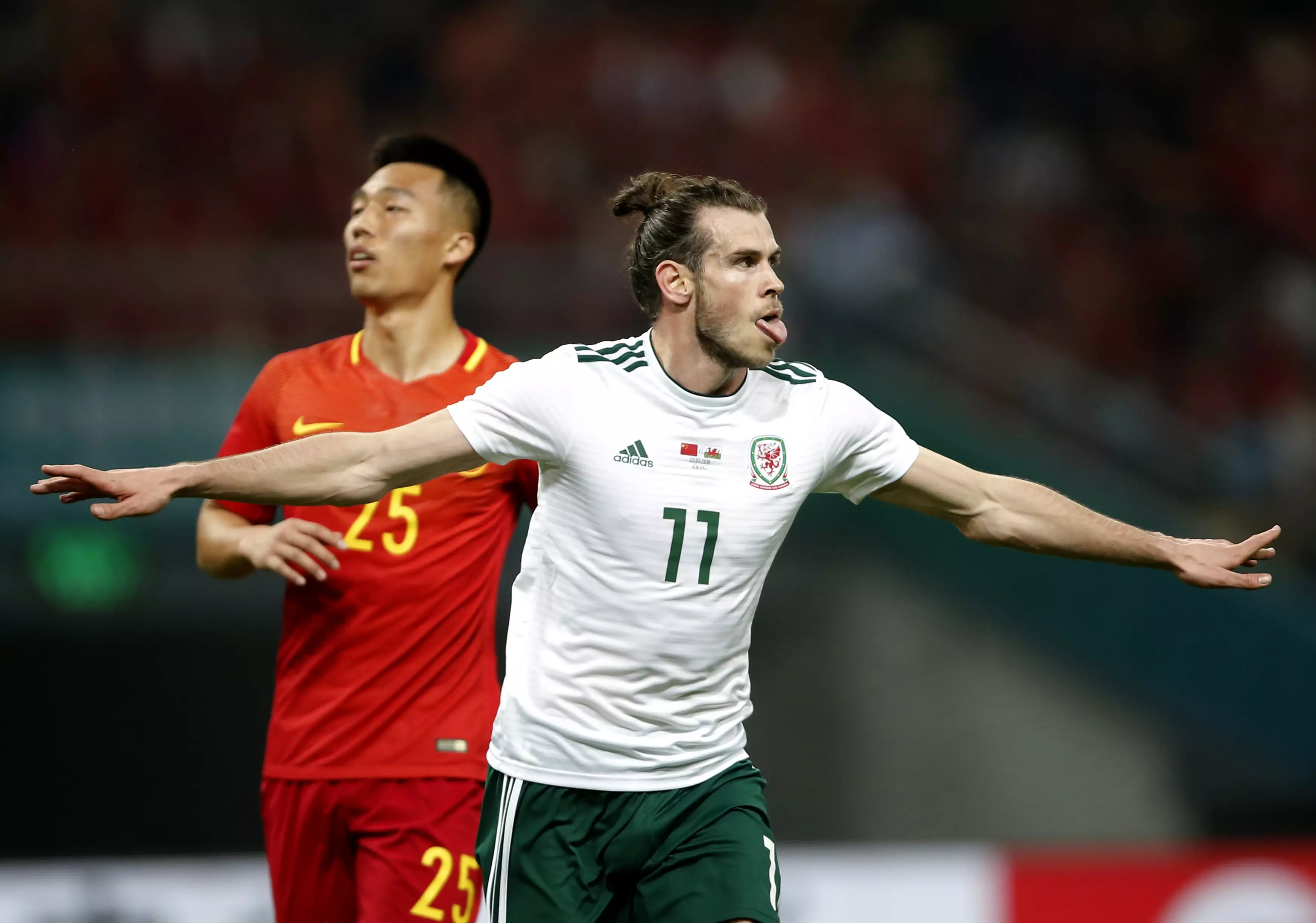 Bale is loved in China, even after scoring a hat-trick against their national team last week. Image: PA Images