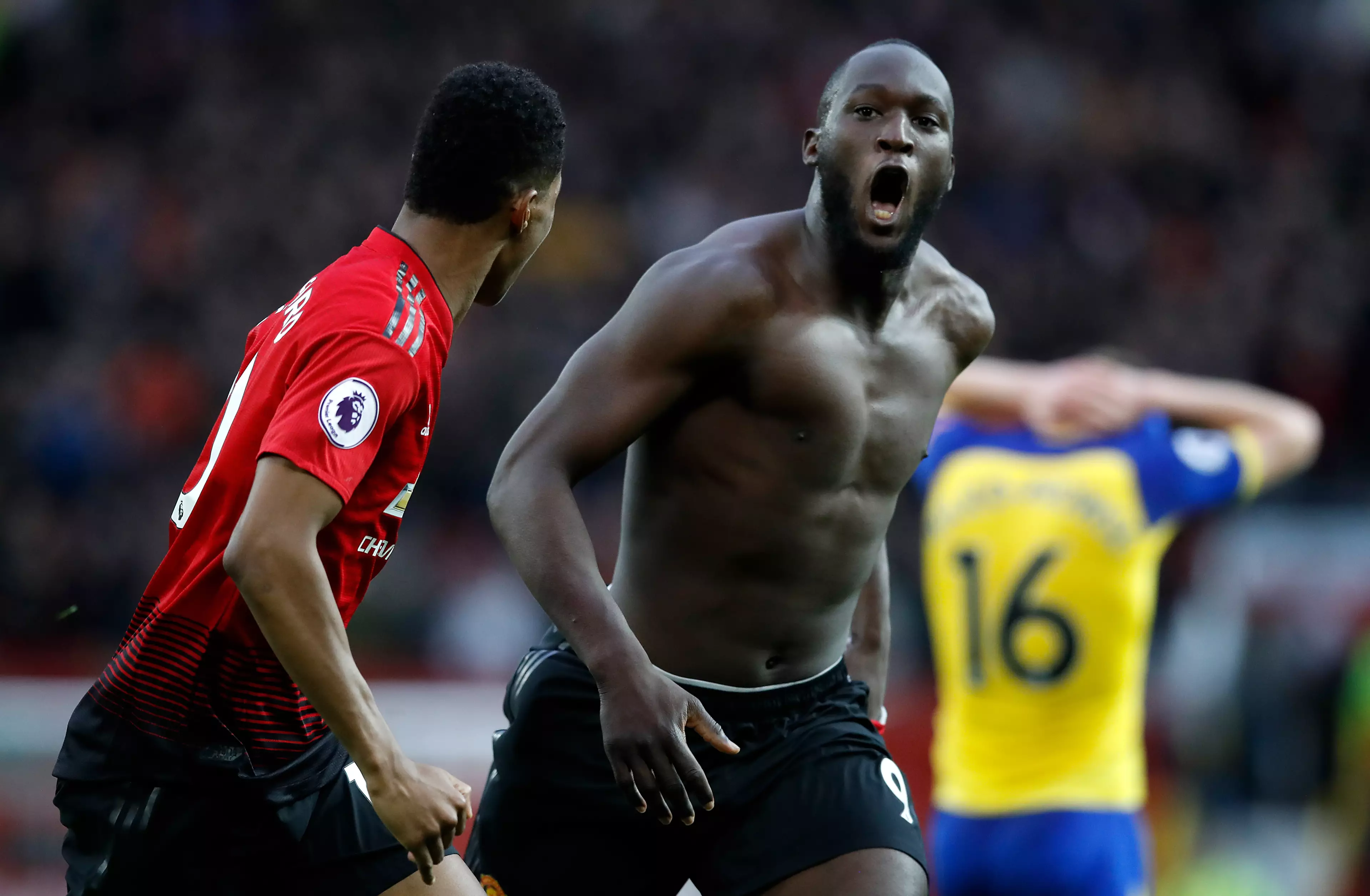 Lukaku could be heading out of Old Trafford. Image: PA Images