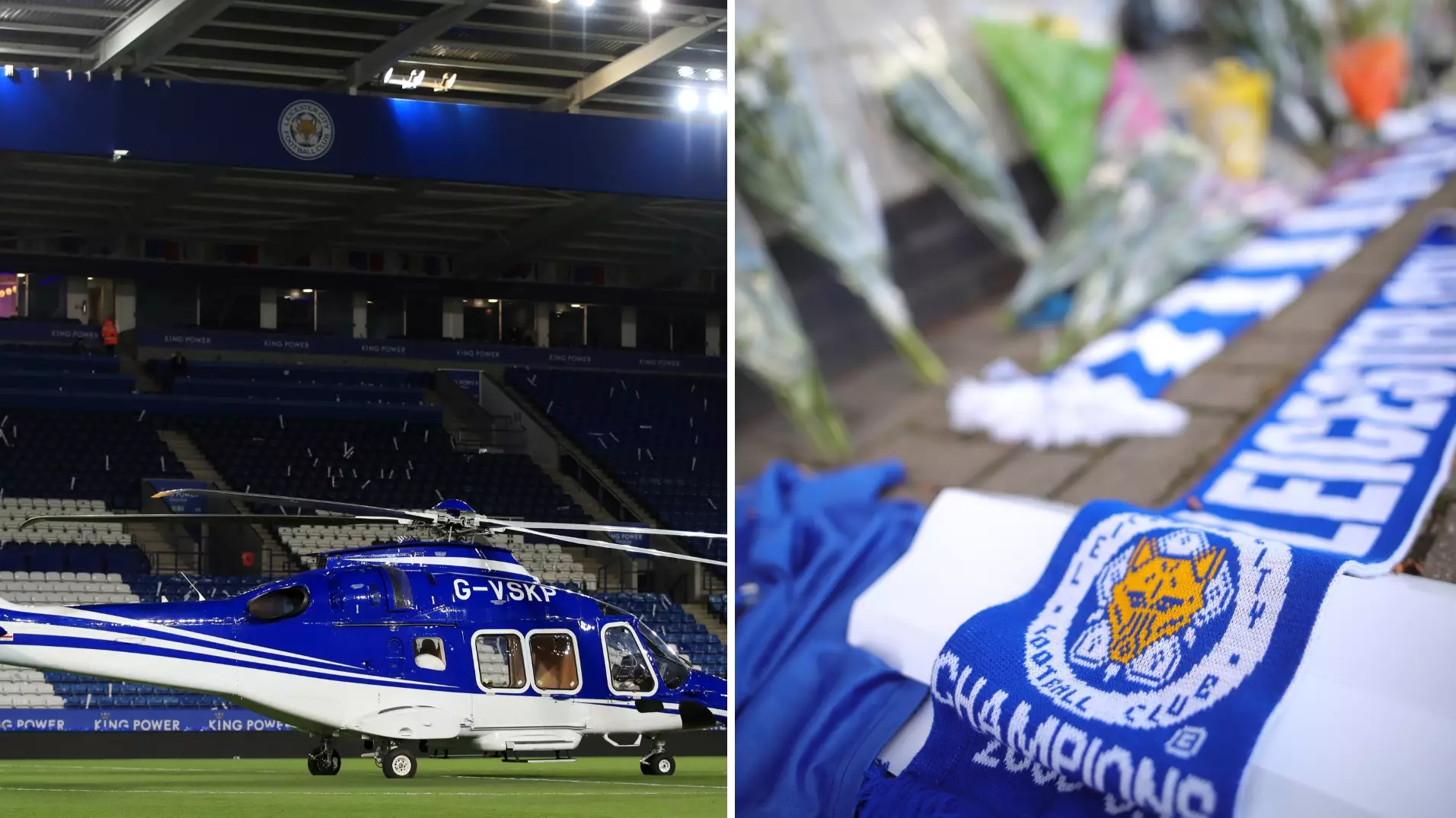 Harrowing Picture Shows Extent Of The Damage From Leicester City Helicopter Crash
