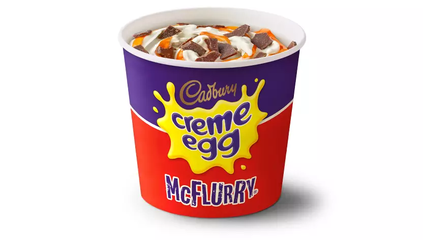 The Crème Egg McFlurry is back on 24th March (