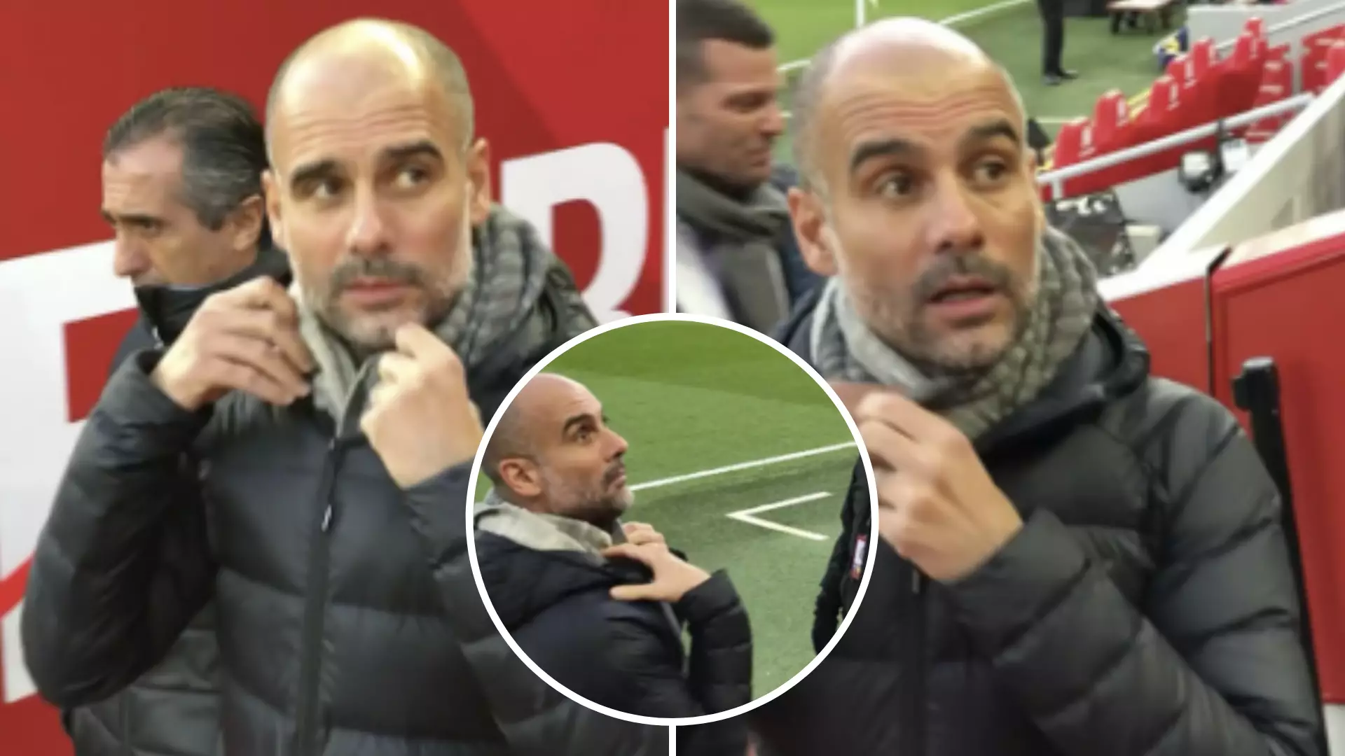Liverpool Fan Tried To Rattle Pep Guardiola By Telling Him He Looked Scared Before Manchester City's Match