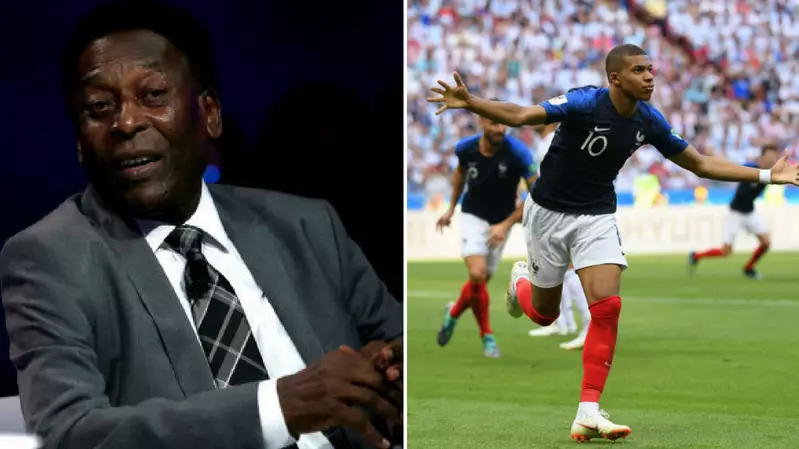 Pele Tweets Kylian Mbappe After He Equals His World Cup Record