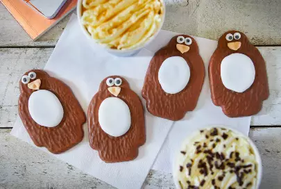 This year there are new penguin biscuits too (
