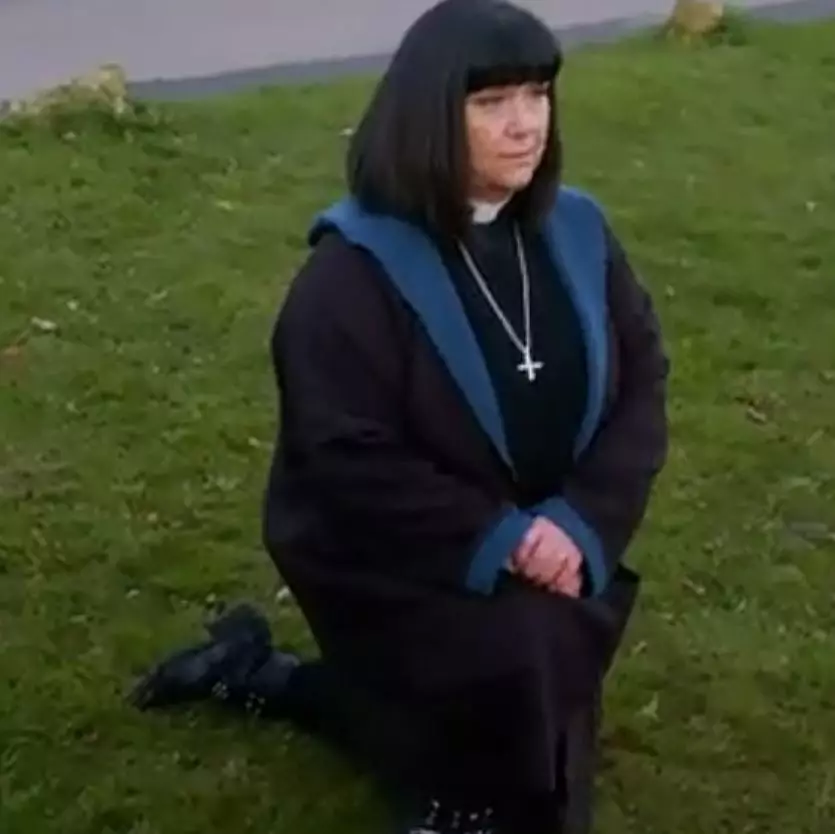 Geraldine will take the knee in a Vicar of Dibley Christmas special.