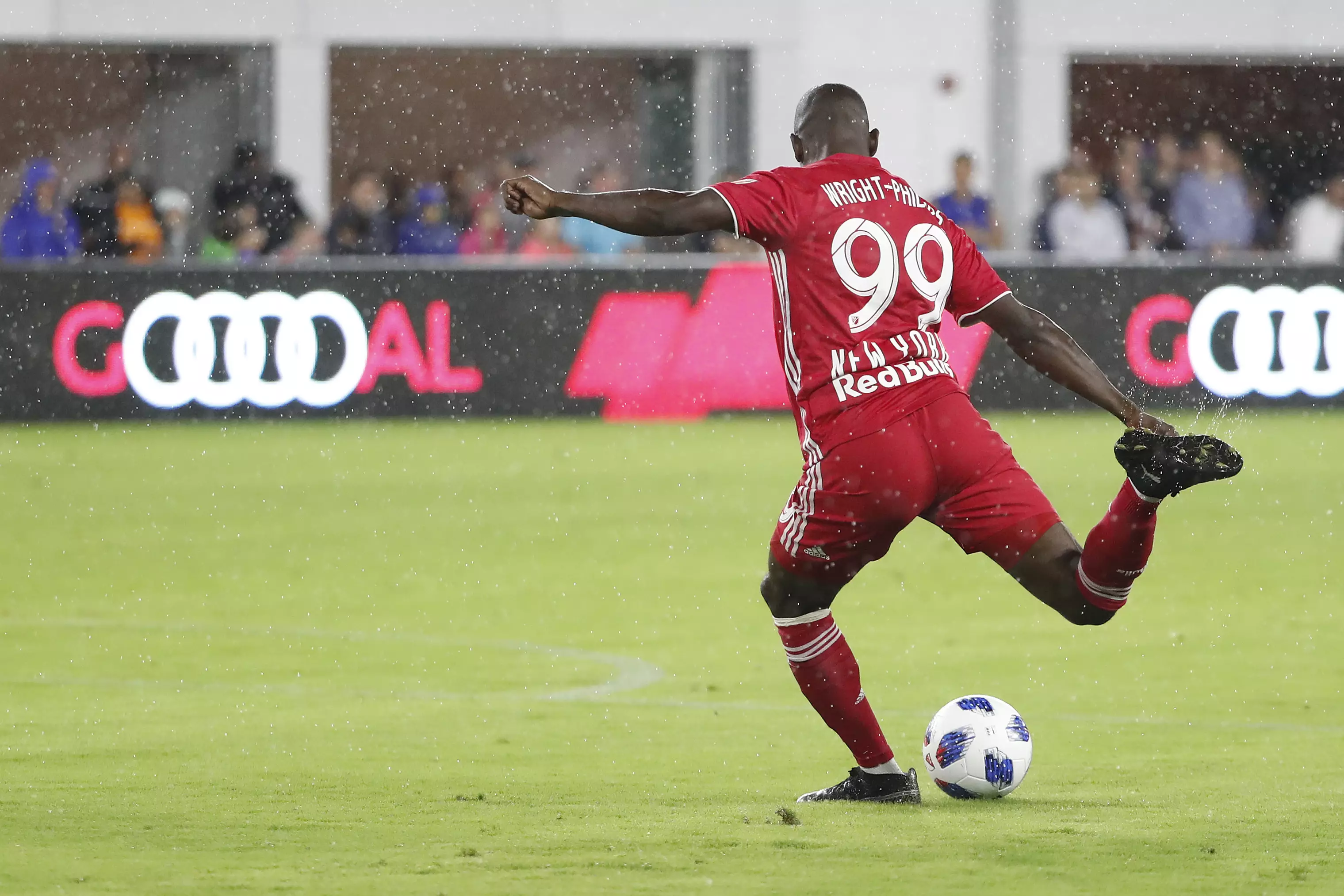 Wright-Phillips in action for NY Red Bulls. Image: PA