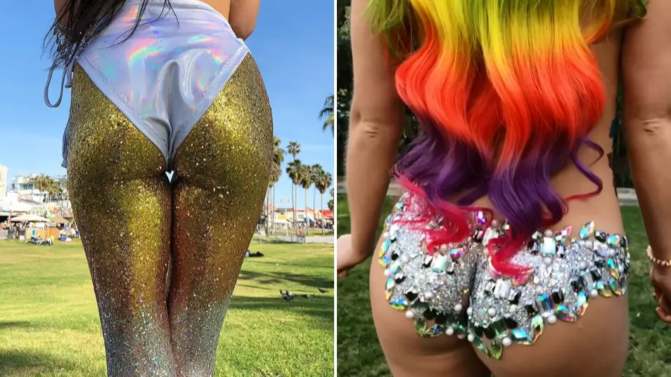 Move Over Sparkly Boobs, Glitter Bums Are The Go-To Look 