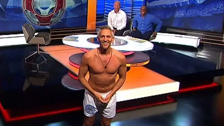 A 'Naked' Gary Lineker Has Been Spotted At Manchester City vs Burnley 