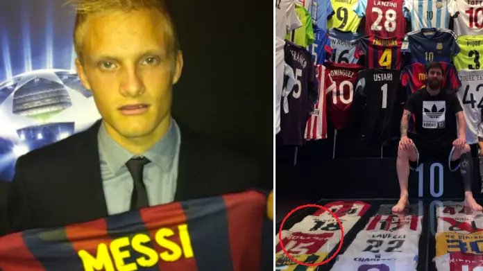 Nicolai Boilesen Reacts Brilliantly To Having His Shirt On Lionel Messi's Collection