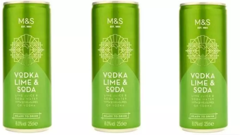 You Can Now Get Vodka, Lime & Soda In A Can From Marks & Spencer For £2