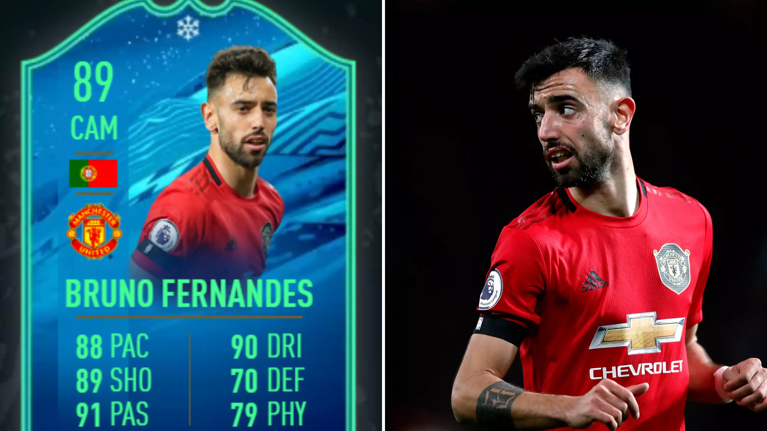 Bruno Fernandes' New FIFA 20 Card Makes Him One Of The Best Midfielders In The Game