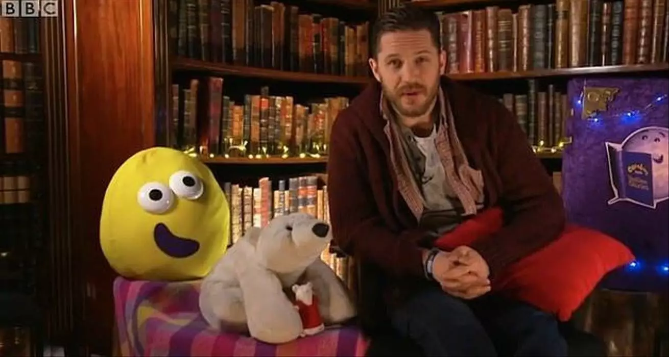 Tom Hardy appeared on Bedtime Stories in 2017 (