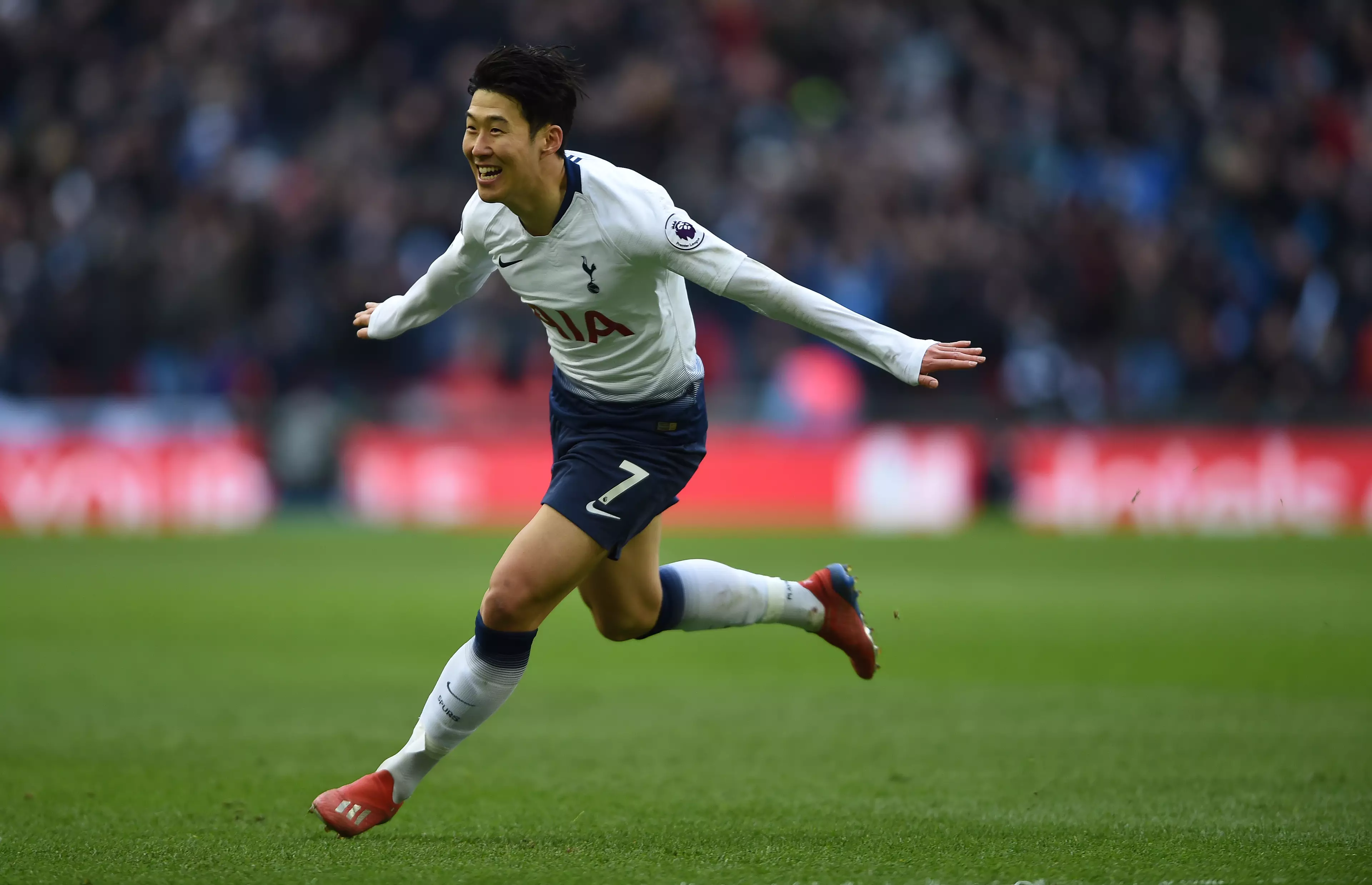Son scored the winner on Saturday against Newcastle. Image: PA Images