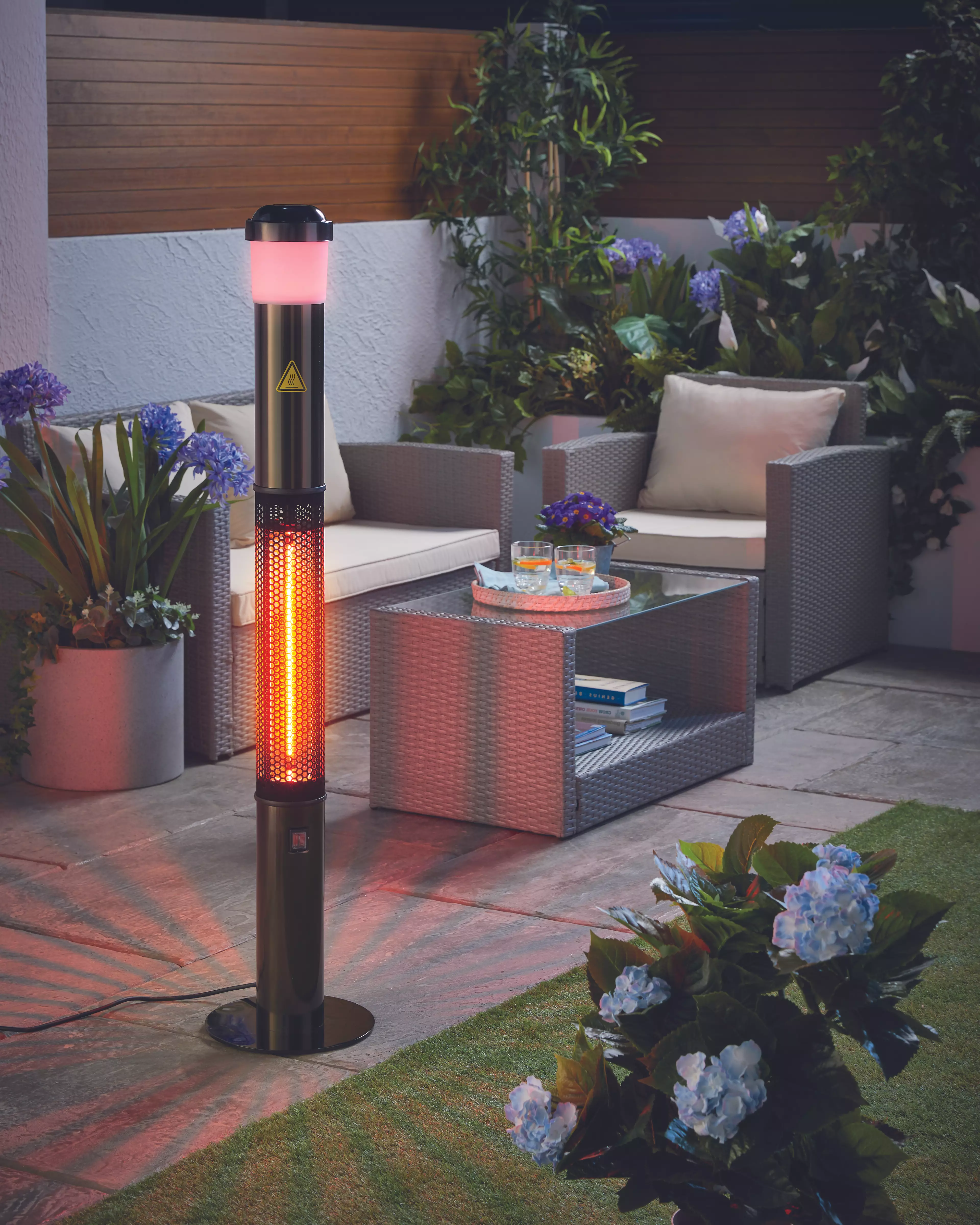 This patio heater is only £99.99 from Aldi.