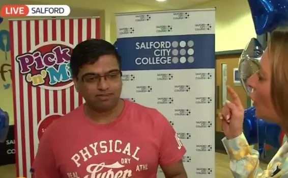Student Left Devastated As He Reveals His Disappointing A Level Results Live On TV