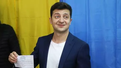 Comedian Volodymyr Zelensky Looks Set To Become Next Ukrainian President, Exit Polls Suggest 