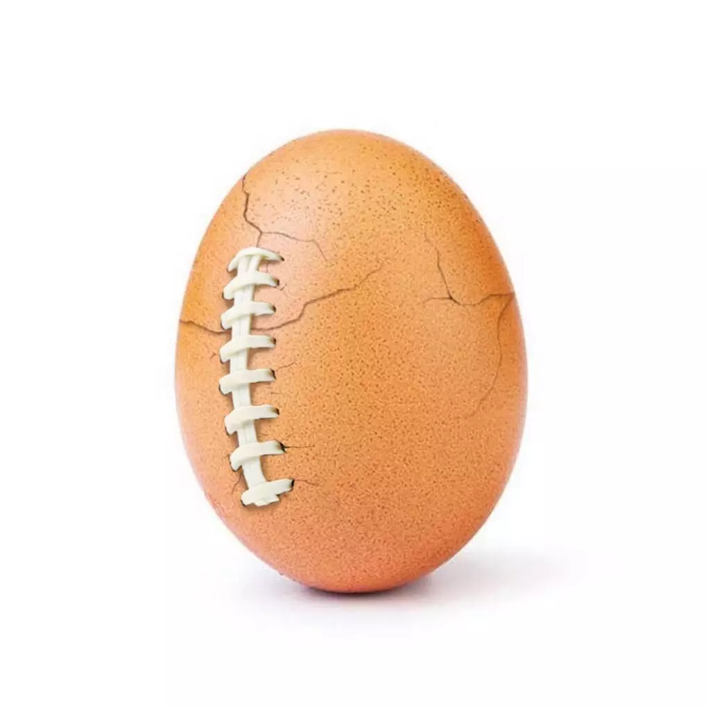 The Super Bowl egg.